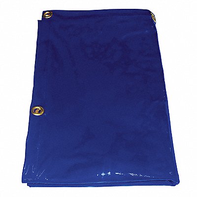 GRAINGER 22RN67 J4040 Welding Curtain 6 ft H 8 ft W Blue