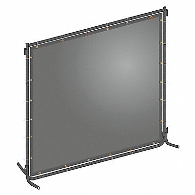 GRAINGER 22RN76 J4043 Welding Screen 6 ft H 8 ft W Grey
