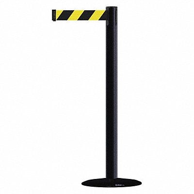 TENSABARRIER MARINEPOST33STDNOD4XC Barrier Post w/ Belt Powder Coated Metal