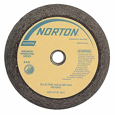 NORTON 66253198583 Flaring Cup Wheel 4x3x2 In x 5/8-11