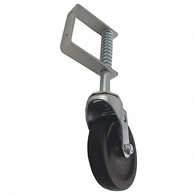 GRAINGER 22W968 Side-Mount Castor 4 Wheel Dia 125 lb.