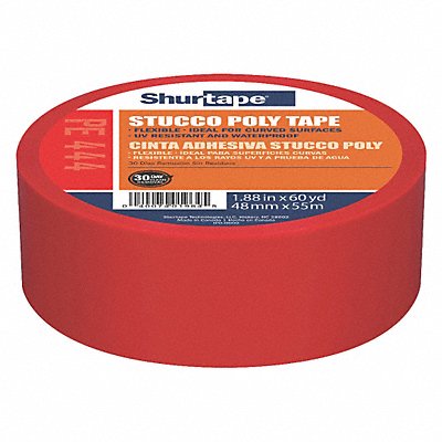 SHURTAPE PE444 Painter s Tape 1 7/8inx60 yd Red 7 mil