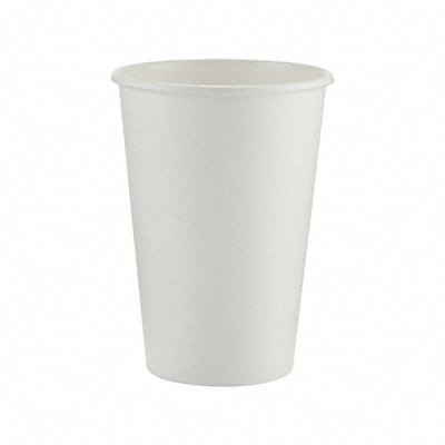 GRAINGER 2346W Disp Hot Cup 16 oz White Paper PK1000
