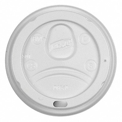 DIXIE DL9540 Disp Hot Cup Lid 10 oz WH PK1000