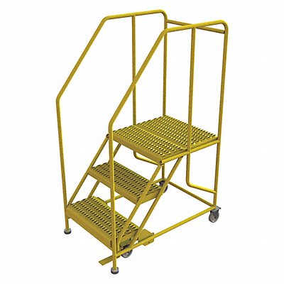TRI-ARC WLWP132424SLY Work Platform 3-Step 800 lb.Cap Steel