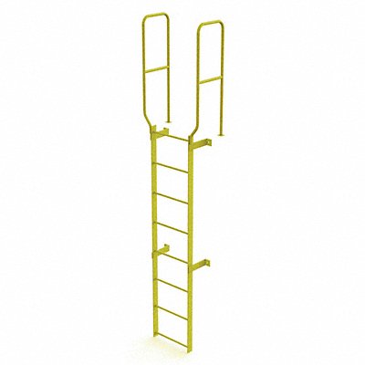 TRI-ARC WLFS0208Y Ladder Steel Stand Fixed 8Rung Walk-Thru
