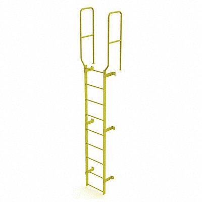 TRI-ARC WLFS0209Y Ladder Steel Stand Fixed 9Rung Walk-Thru