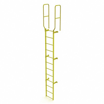 TRI-ARC WLFS0212Y Ladder Steel Stand Fixed 12Rung WalkThru