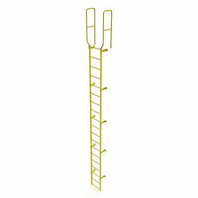 TRI-ARC WLFS0219Y Ladder Steel Stand Fixed 19Rung WalkThru