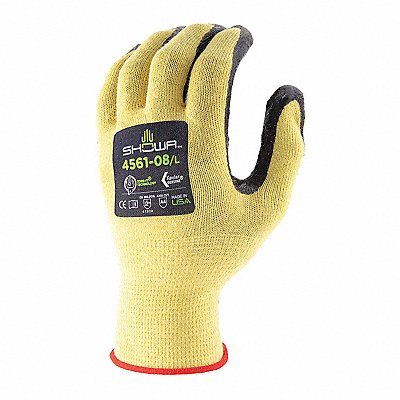 SHOWA 4561XXL10V VF Glove A4 Blk/Yellow 2XL 231T85 PR