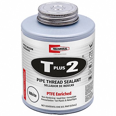 RECTORSEAL 23431 Pipe Thread Sealant 8.0139 fl oz White