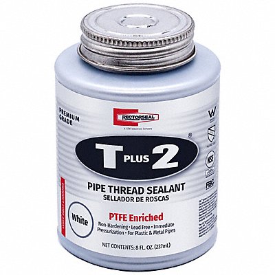 RECTORSEAL 23551 Pipe Thread Sealant 8 fl oz White