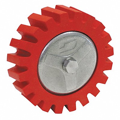 DYNABRADE 92257 RED-TRED Eraser Wheel 92257