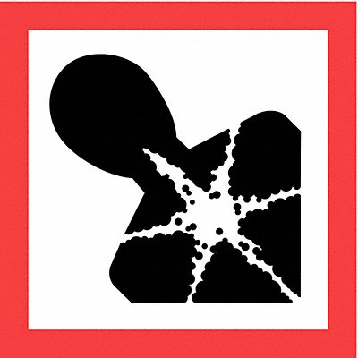 GHS SAFETY GHS1271 Pictogram Sign 10-3/4 W