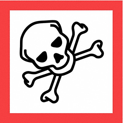 GHS SAFETY GHS1273 Pictogram Sign 10-3/4 W