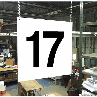 STRANCO INC HPSFS121217 Hanging Aisle Sign Legend 17