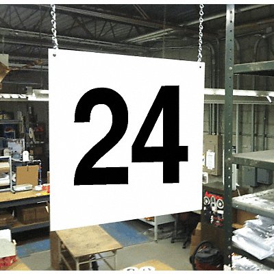 STRANCO INC HPSFS121224 Hanging Aisle Sign Legend 24