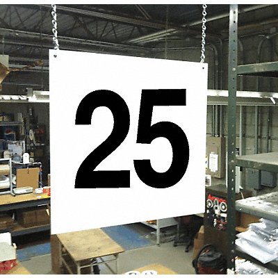 STRANCO INC HPSFS121225 Hanging Aisle Sign Legend 25
