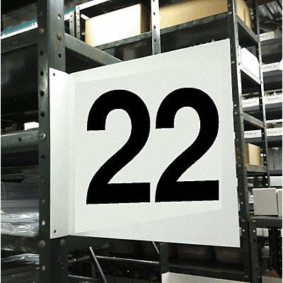 STRANCO INC HPS2W141222 Projecting Aisle Sign 12in x 12in Vinyl