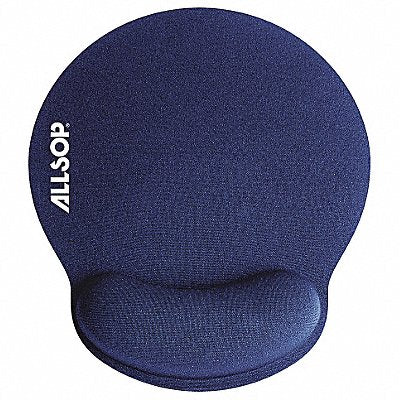 ALLSOP ASP30206 Mouse Pad w/Wrist Support Blue Foam