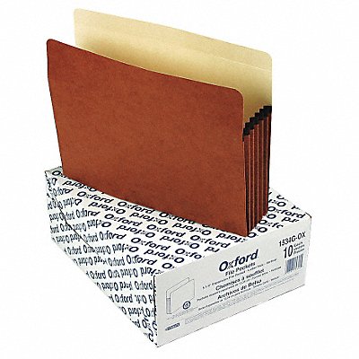 GRAINGER PFX1534GOX Expand File Folder Manila/Fiber PK10