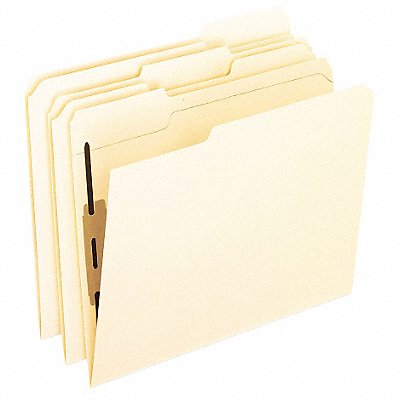 GRAINGER PFXM13U1 Letter File Folders Manila PK50