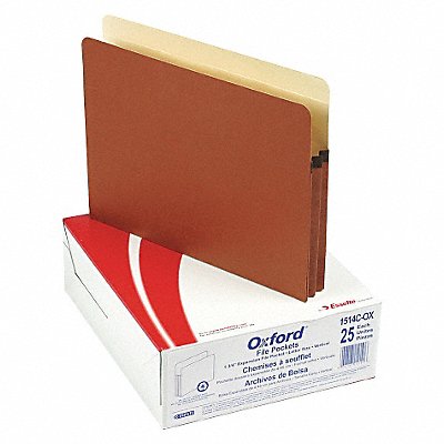 GRAINGER PFX1514COX Expand File Folder Manila/Fiber PK25