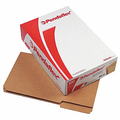 GRAINGER PFXRK15313 Legal File Folders Brown PK100