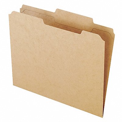 GRAINGER PFXRK15213 Letter File Folders Brown PK100