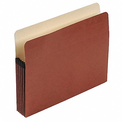 GRAINGER PFXS34G Expandable File Folder Red Manila/Fiber
