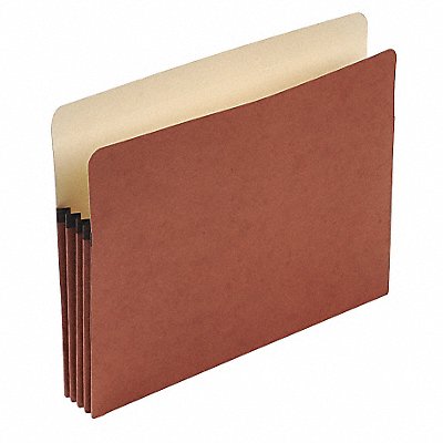 GRAINGER PFXS24E Expandable File Folder Red Manila/Fiber