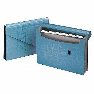 GRAINGER PFX01158 Expandable File Folder Blue Poly