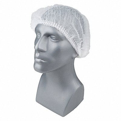 CONDOR 23KX19 H8287 Bouffant Cap PP White 24 in PK100