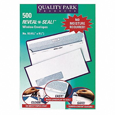 QUALITY PARK QUA67418 Window Envelope Self Adhesive PK500