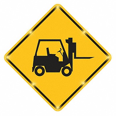 TAPCO 2180C00070 LED Sign Forklift Aluminum 30 x 30