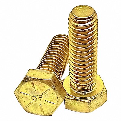 GRAINGER U041040370100 Hex Head Cap Screw Steel 1 3/8 -16 50PK