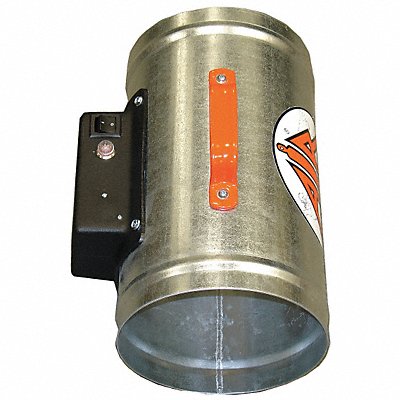 AIR SYSTEMS INTERNATIONAL SVF8ALM Alarm Silver Steel 8 in