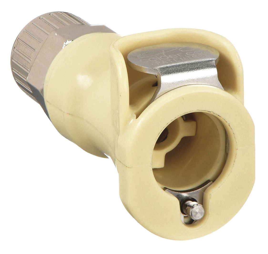 COLDER PLCD1200612 Coupler Polypropylene Natural Push In