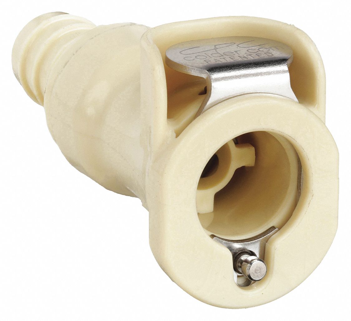 COLDER PLCD1600612 Coupler Polypropylene Natural Push In