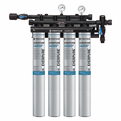 PENTAIR/EVERPURE EV93250475 Water Filter System 0.5 micron 29 3/4 H