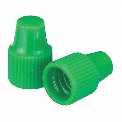 WHEATON 242506 Cap 8 mm Dia Green PK100