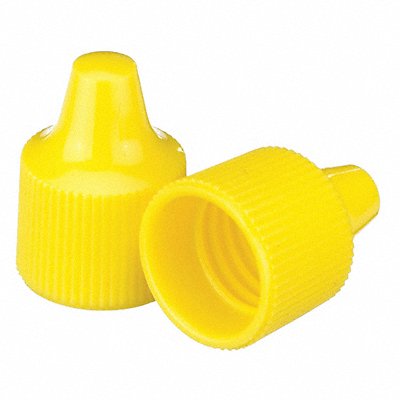 WHEATON 242518 Cap 15 mm Dia Yellow PK100