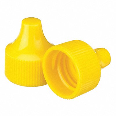 WHEATON 242528 Cap 20 mm Dia Yellow PK100