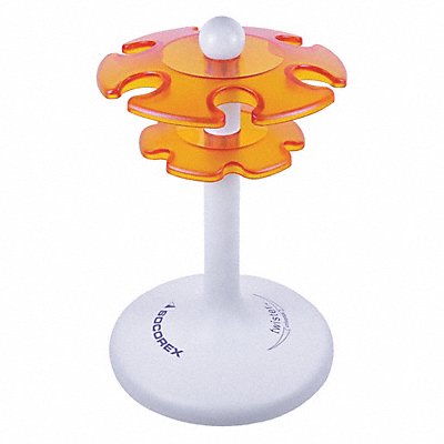 WHEATON W870156 Pipette Stand Hold 6 Pipettes Orange