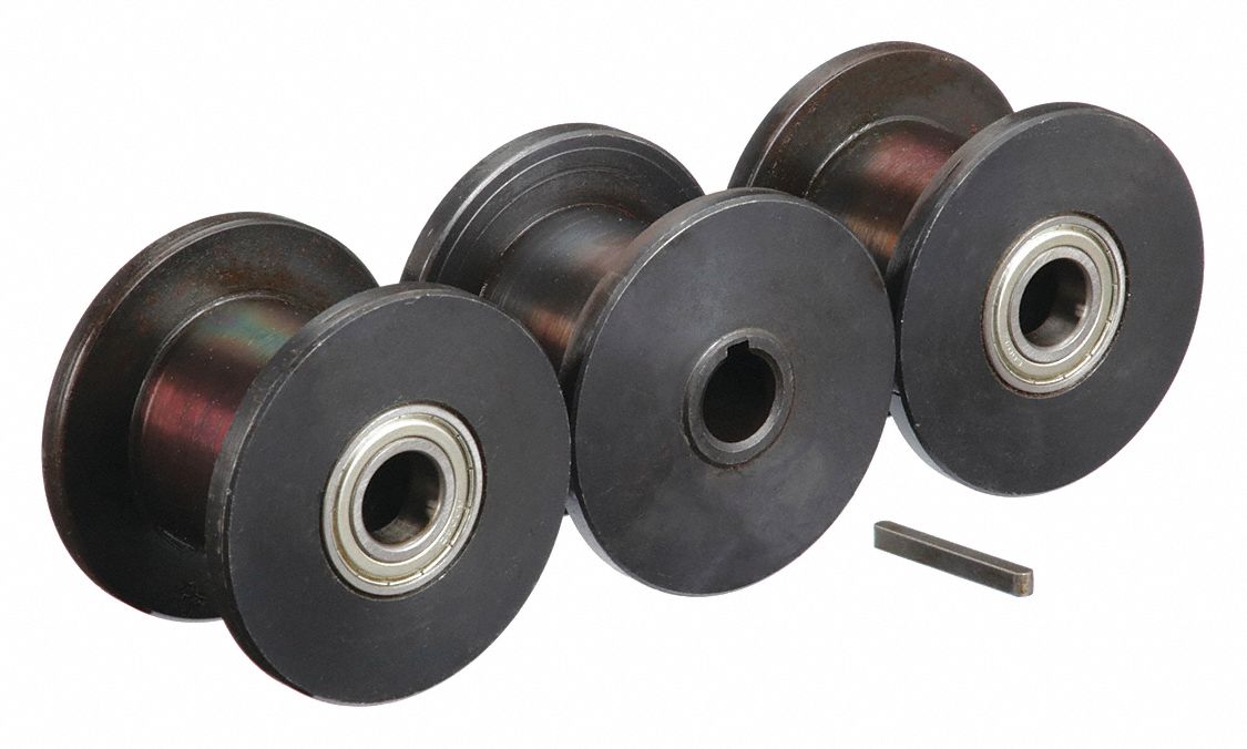 DAYTON TT45J333307G Square Tube Rollers 2 PK3
