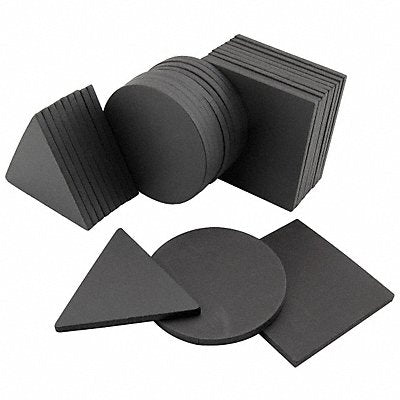 MASTER MAGNETICS 7257 Magnetic Shapes Charcoal PK30
