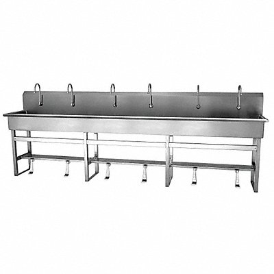 SANI-LAV 512F1 SaniLav Wash Sta Rect 117inx16-1/2inx8in