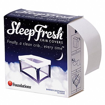 FOUNDATIONS 6911036 Crib Ribbons Paper White PK150