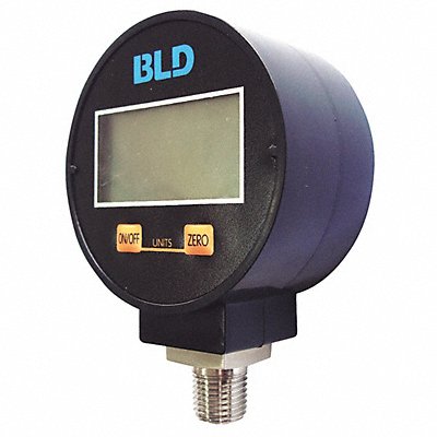 GRAINGER 23V727 G5751 Digit LCD Pressure Gauge 2-1/2 in 0 to 5