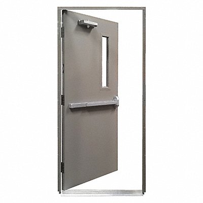 SECURALL HDQR3680LH Steel Door with Sub-Frame